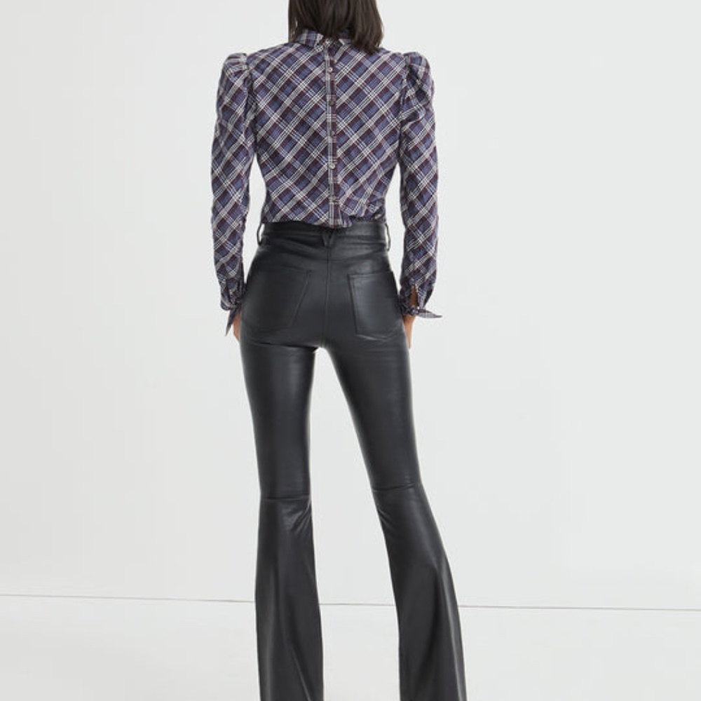 Veronica Beard Midnight Black Flare Pants - Picture 2 of 3